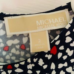 michael kors heart dress